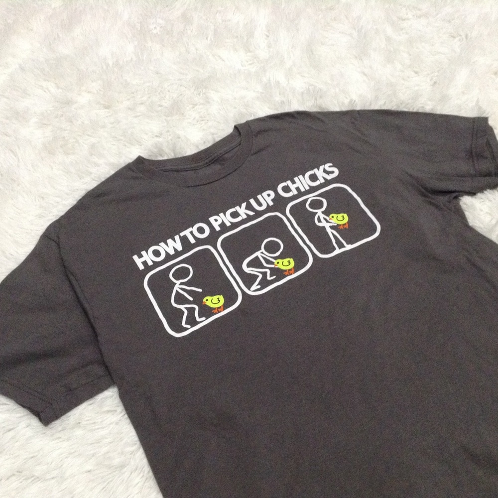 "How to Pick Up Chicks" Graphic Tee